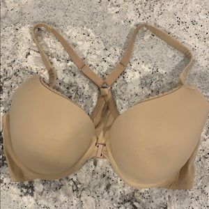 Nude racerback nursing bra